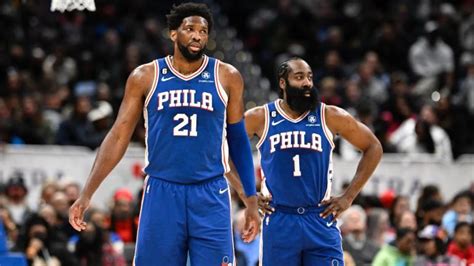 WATCH: 76ers' James Harden surprises Joel Embiid with 